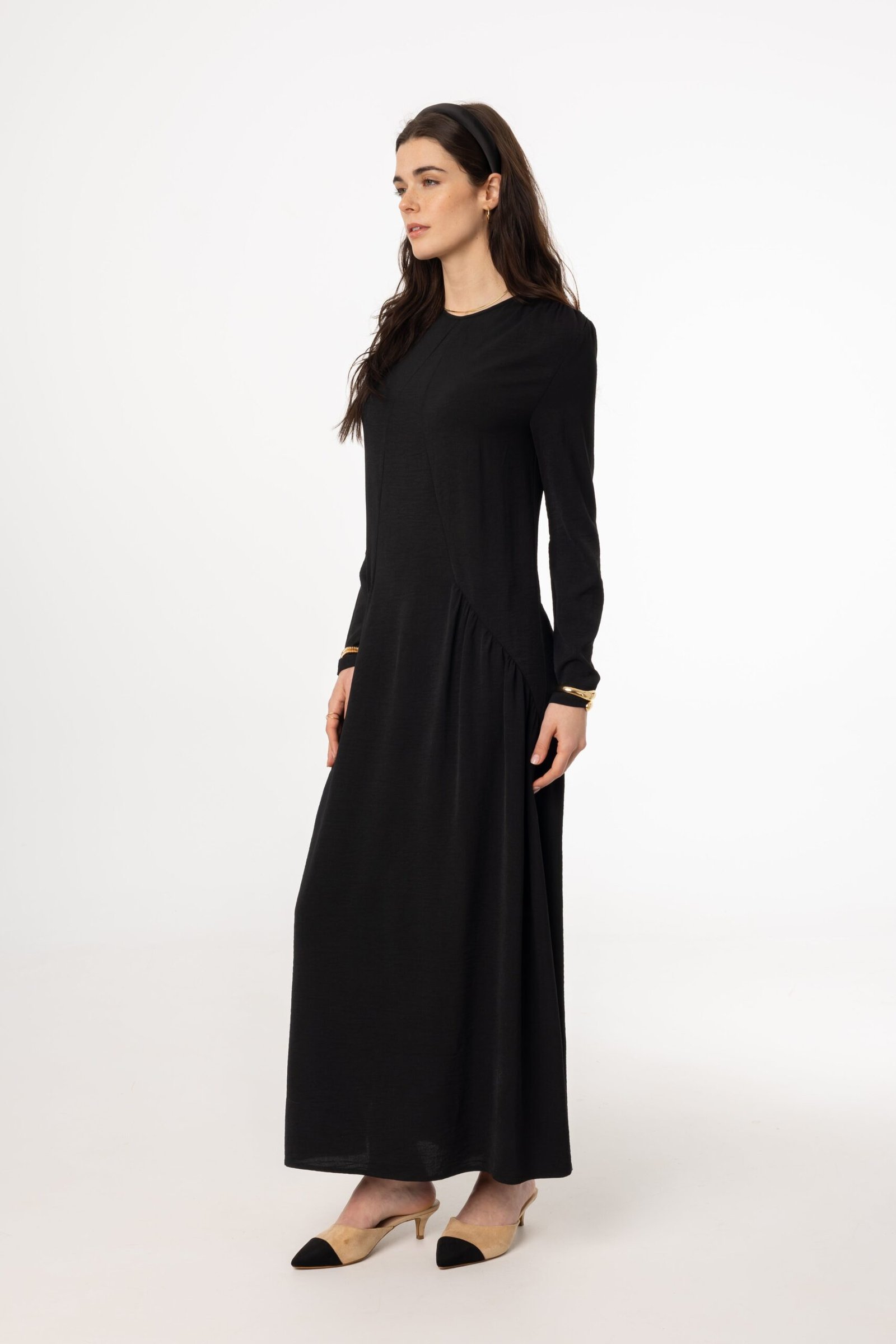 Black Detail Maxi Dress - Image 2